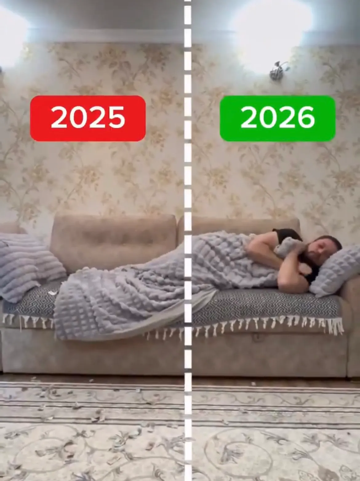 2025에서 2026으로 바뀌는 연도 표시