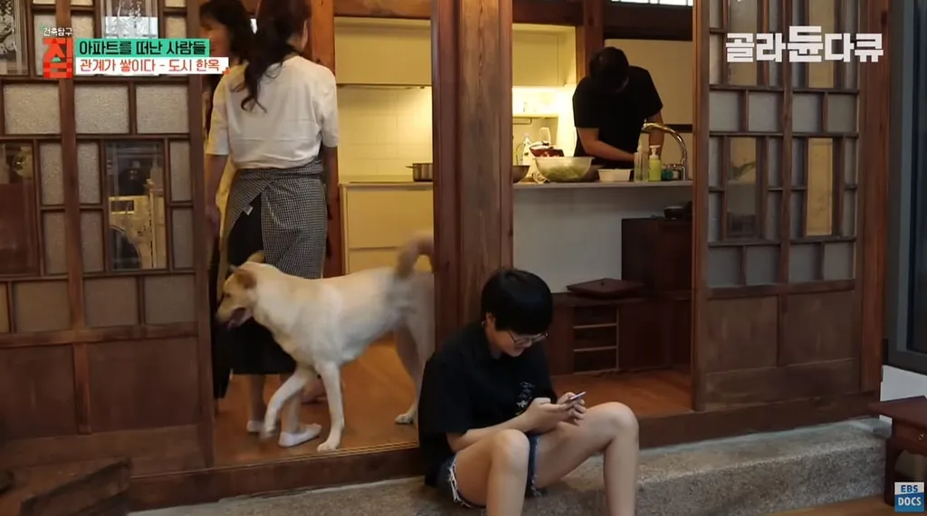 아파트에서 도시 한옥으로 이사한 가족의 새로운 삶을 소개하는 영상 썸네일