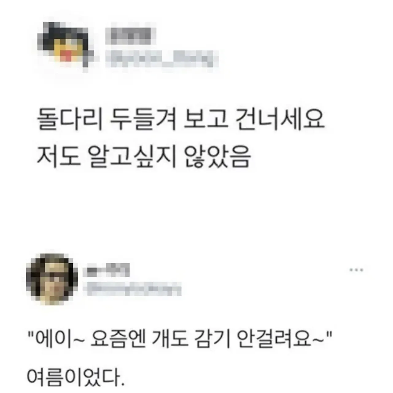 속담 저급하게 말하기 대회 짤방, 돌다리 두들겨보고 건너라의 저급 버전