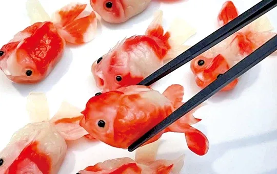 귀여운 돼지 모양의 딤섬