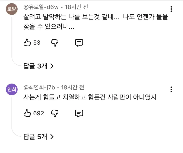 사막을 기어서 횡단하며 생존을 위해 발버둥치는 메기