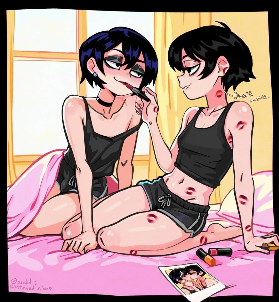 가지 이모지와 함께 "Don't move." 텍스트가 적힌 밈 이미지