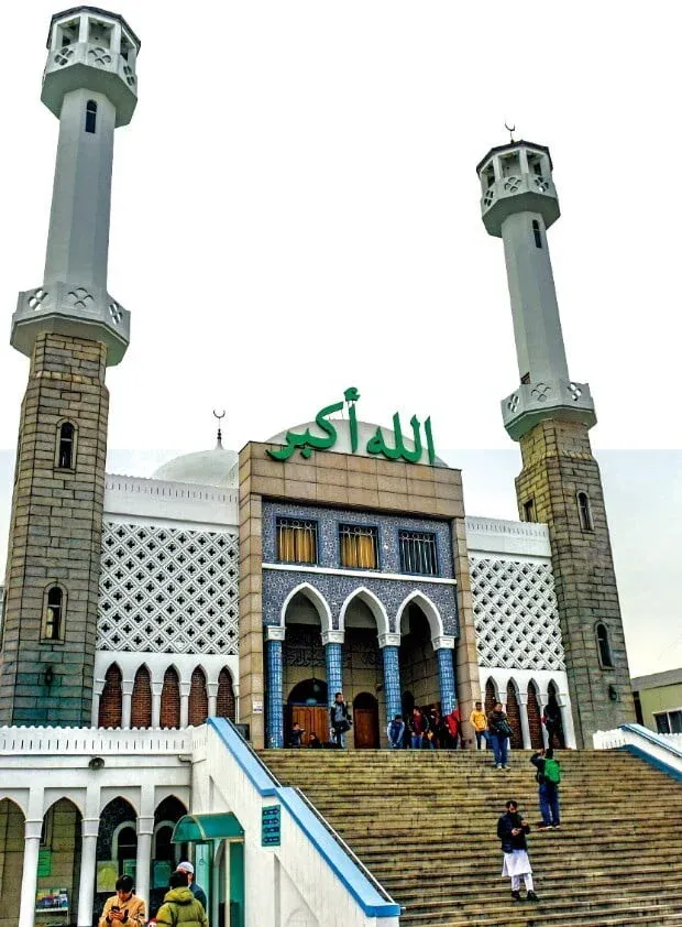 돼지고기 삼겹살이 석쇠 위에서 구워지는 모습