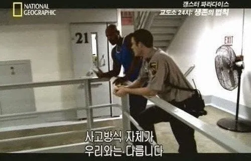 "사고방식 자체가 우리와는 다릅니다" 텍스트가 적힌 밈 이미지