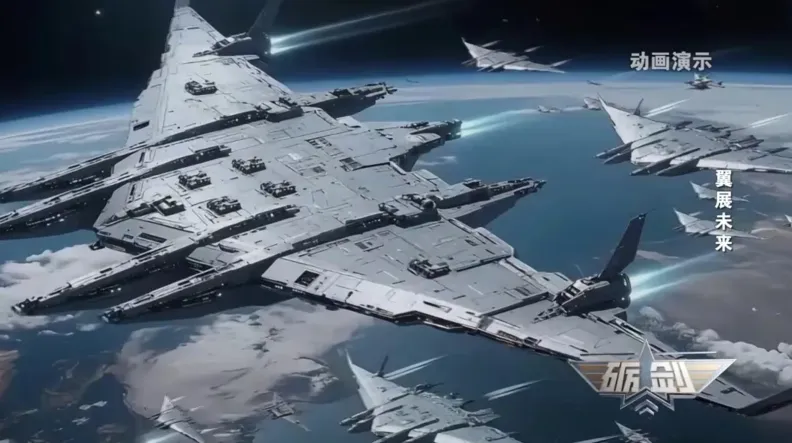 중국 개발 중인 12만톤급 우주항모 컨셉 설계도