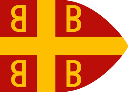 동로마 제국 스타일 판타지 국가의 국기 또는 문장, 숫자 8844 표시