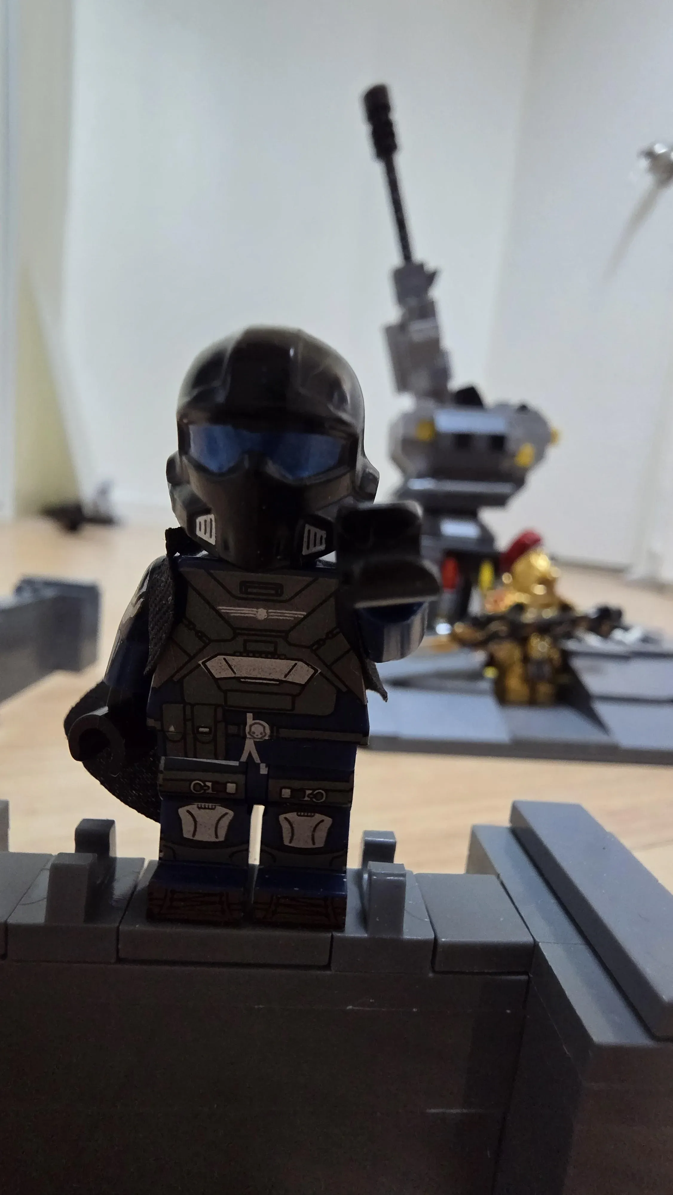 임무 중인 헬다이버 캐릭터