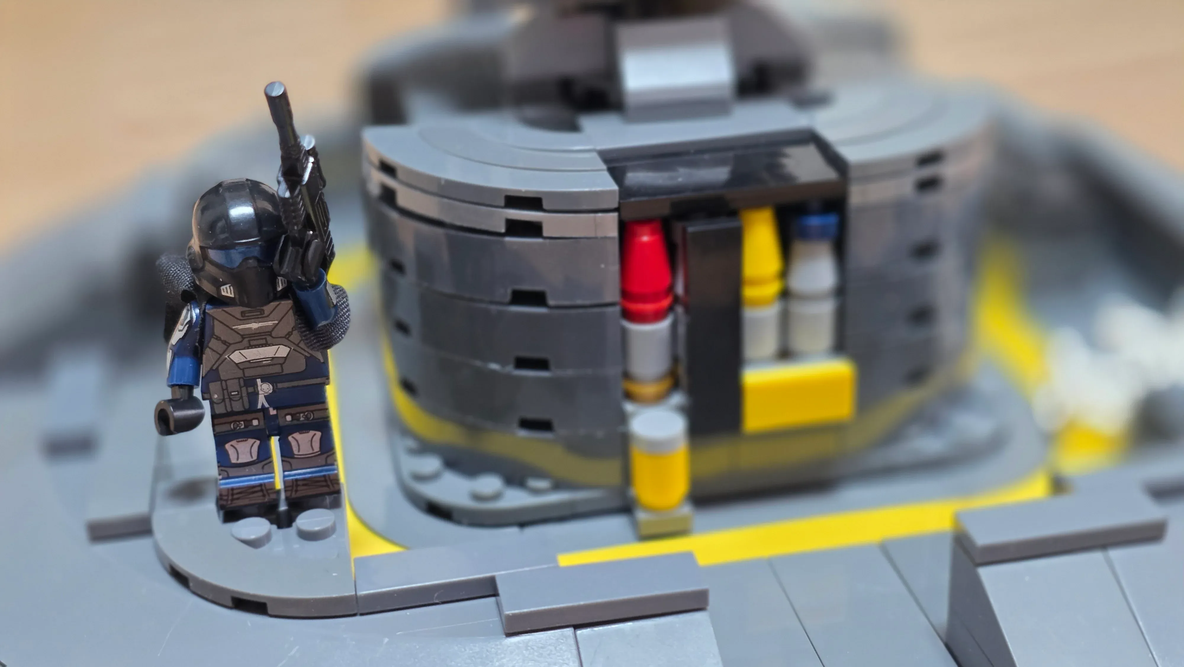 임무 수행 중인 헬다이버 병사의 전투 장면