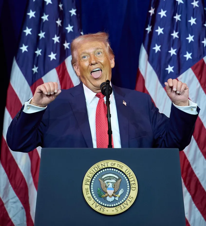 미국 대통령 문장(seal) - 독수리와 방패가 그려진 공식 휘장