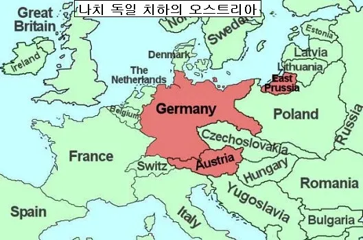 나치 독일 치하의 오스트리아 지도
