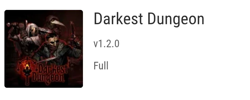 다키스트 던전 v1.2.0 풀버전 게임 타이틀 화면