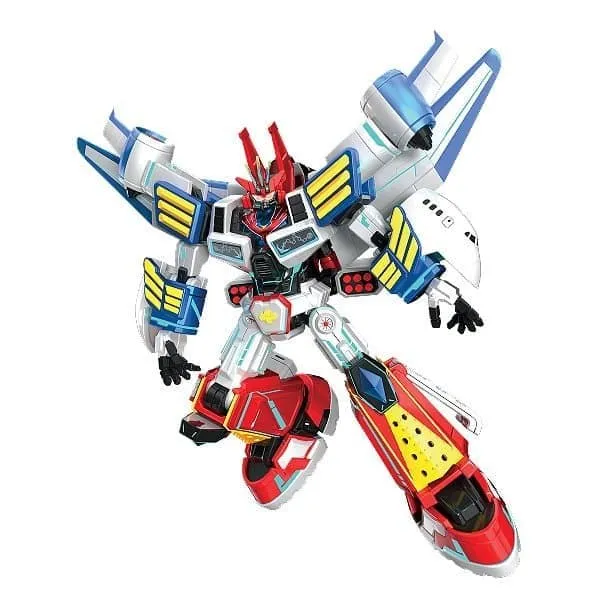 만화 캐릭터와 품질 차이가 나는 국산 로봇 장난감 비교 이미지