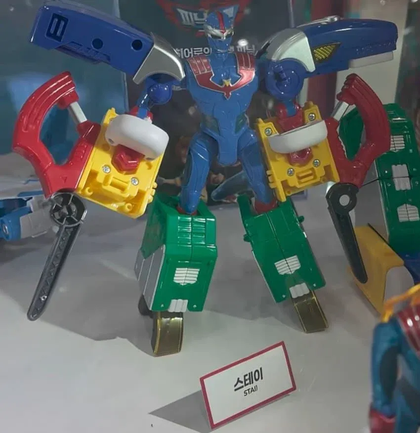 만화 캐릭터 '스테이(STAII)'의 장난감 제품 사진