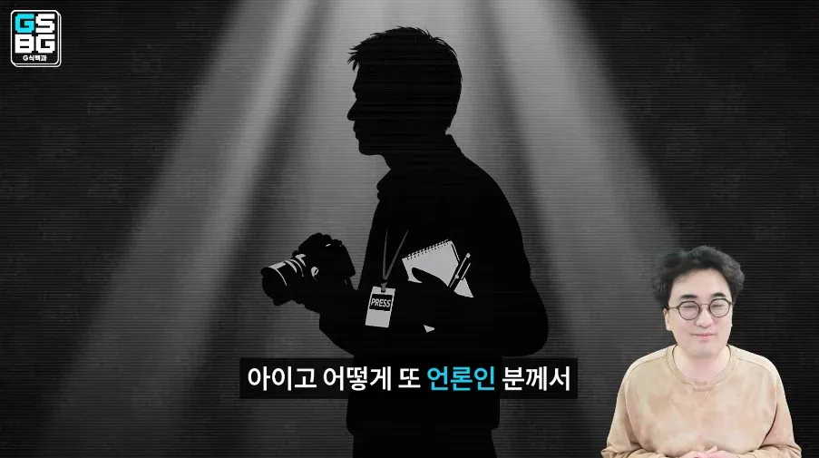 G식백과 김성회, 언론 저격 관련 YouTube 이미지