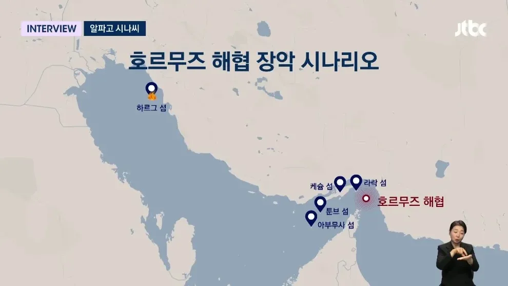 ๋ฏธ๊ตญ-์ด๋ ์ ์ ์๋๋ฆฌ์ค: ํ๋ฅด๋ฌด์ฆ ํดํ๊ณผ ์ฃผ๋ณ ์ฌ ์์น ์ง๋