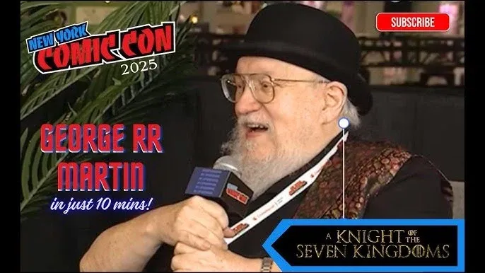 뉴욕 코믹콘 2025에서 조지 RR 마틴이 소개하는 킹키스 오브 더 세븐 킹덤