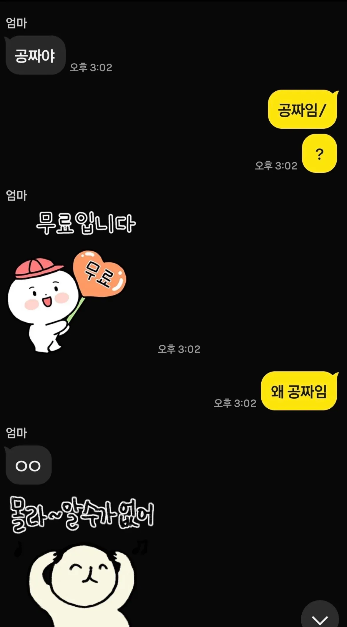 공짜라는 말에 속아 카카오 사기당한 엄마