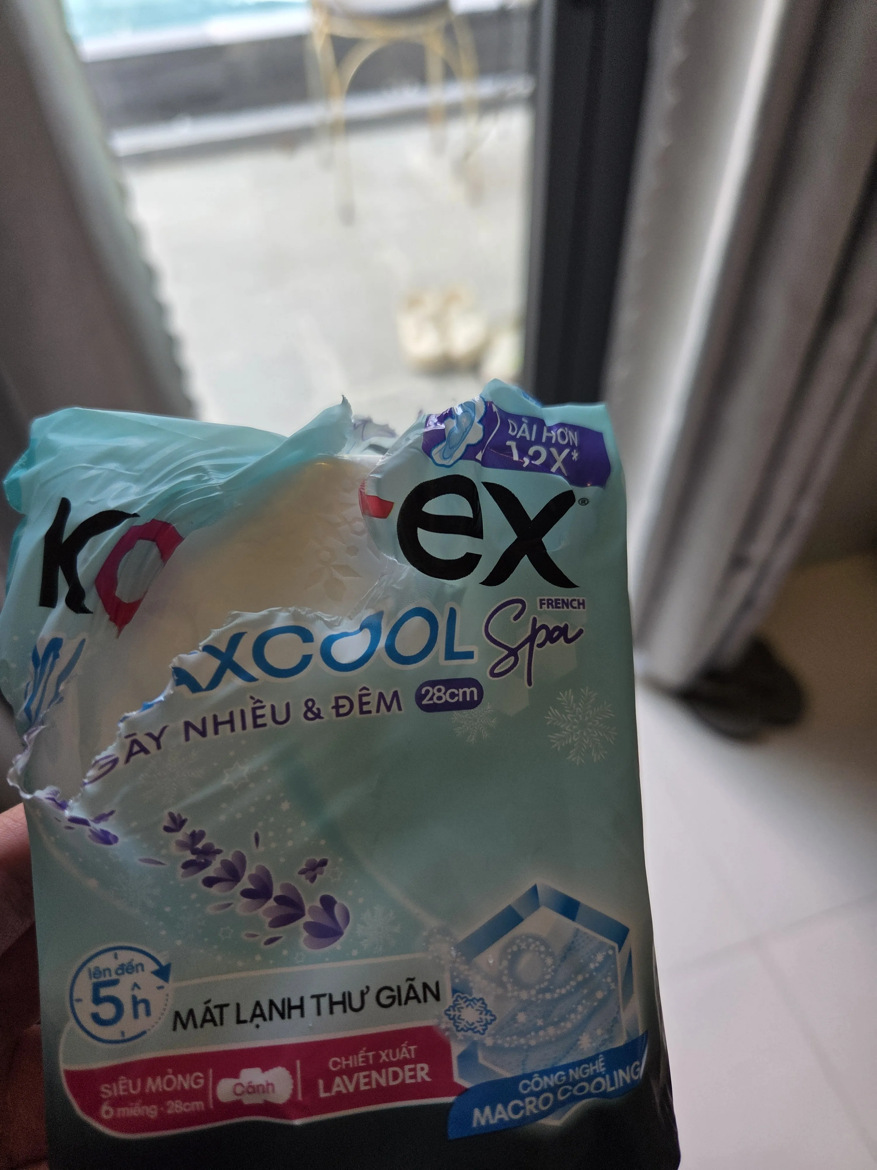 라벤더 향 베트남 냉감 패치, 25cm 크기, 5시간 지속