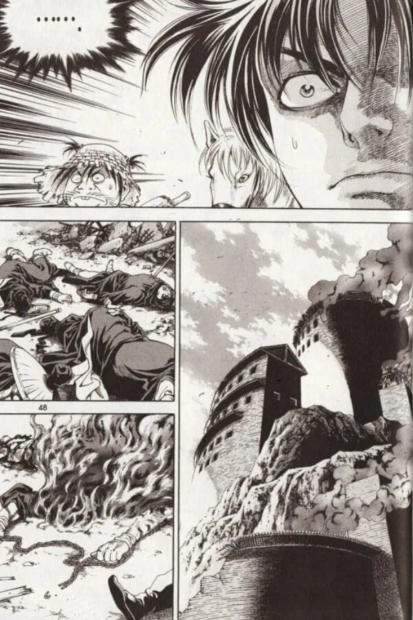 웹툰 고수의 과도해진 파워스케일 문제를 다루는 장면