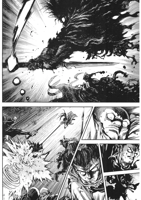 웹툰 '고수' 파워스케일 과도한 상향에 대한 논쟁 이미지