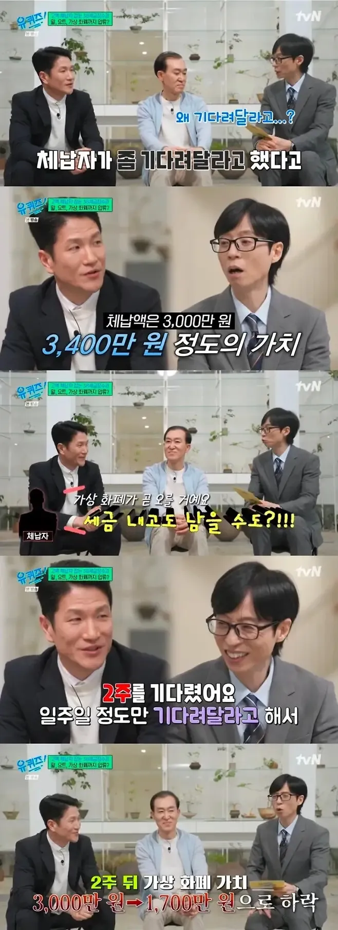 체납자가 비트코인 압류에서 3,400만 원 마련을 위해 기간 연장을 요청하는 상황