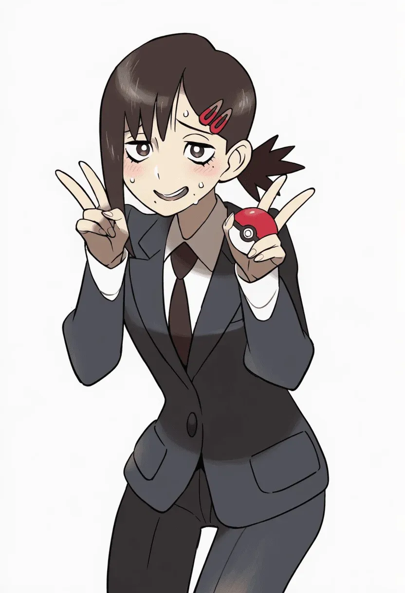 포켓몬 그림체로 그린 체인소맨 캐릭터 팬아트