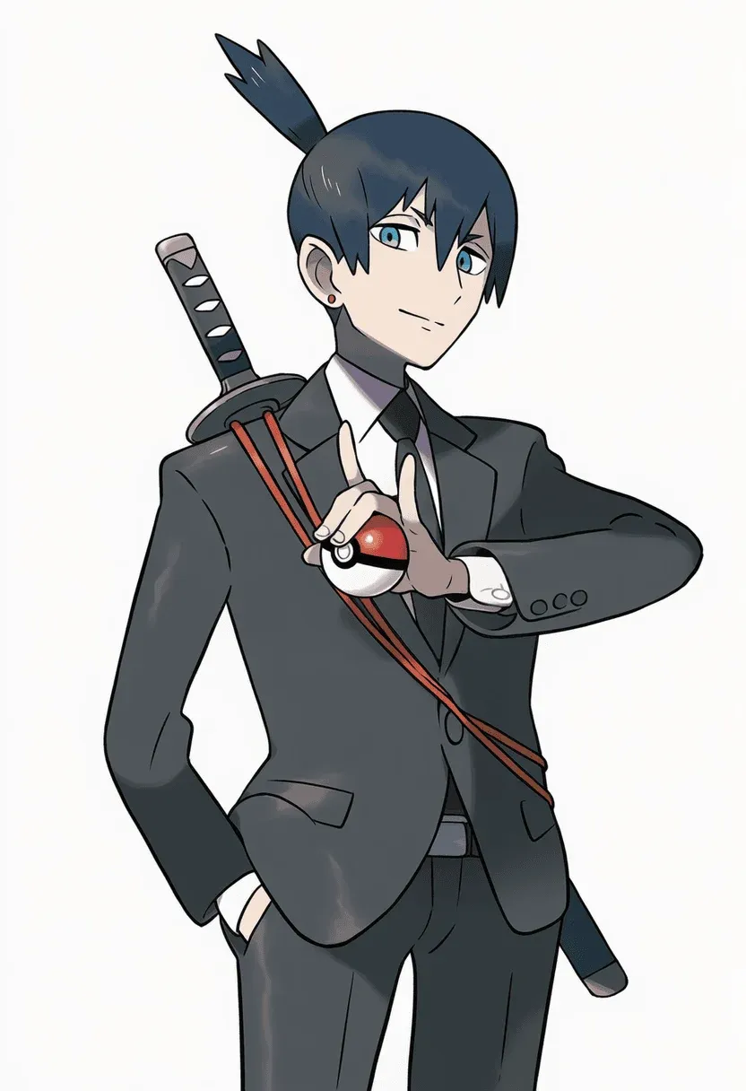 포켓몬 그림체로 그린 체인소맨 캐릭터 팬아트