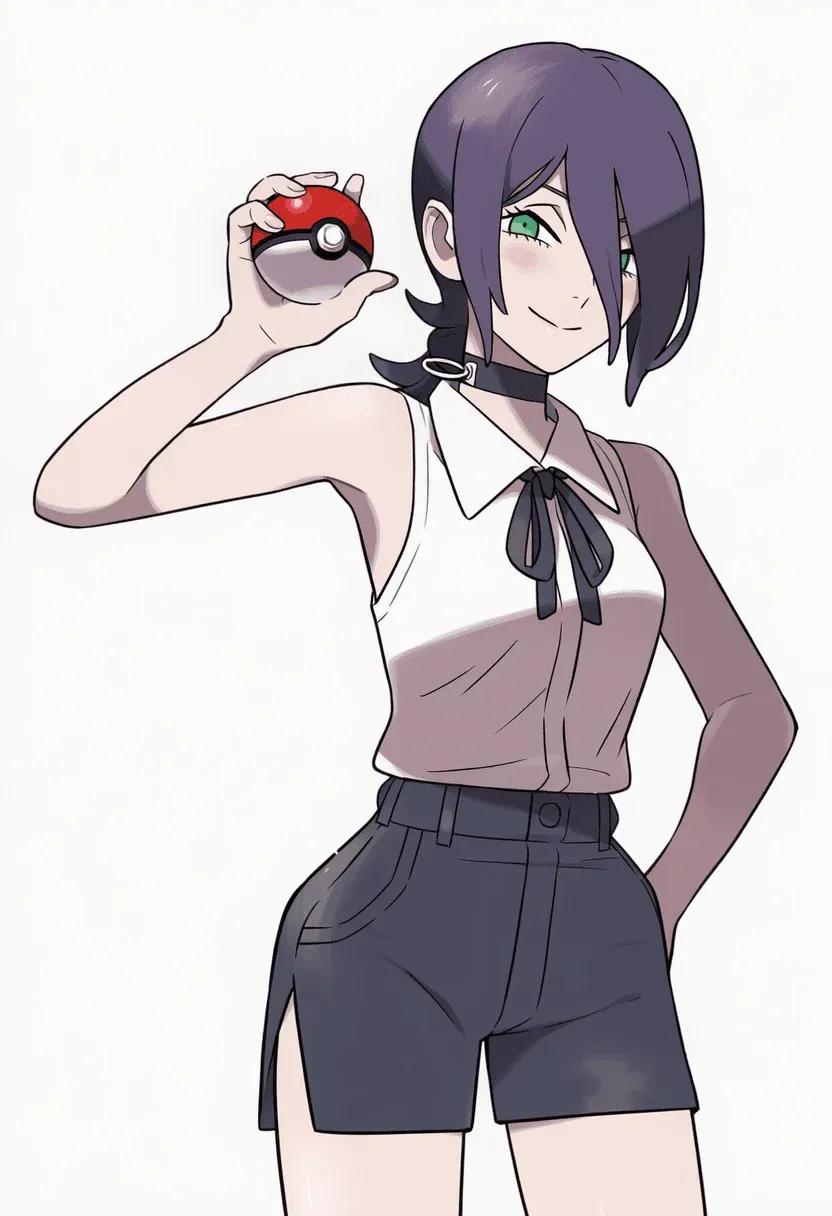 포켓몬 그림체로 그린 체인소맨 팬아트