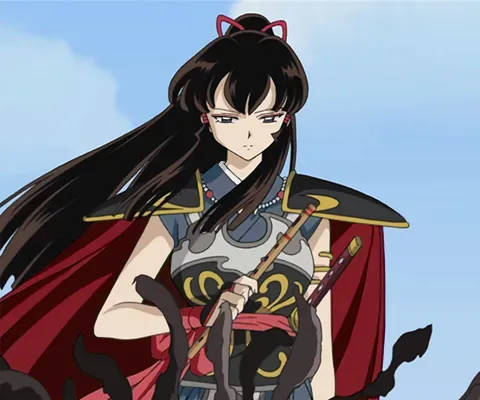 애니메이션 캐릭터의 망토 착용 전후 비교로 망토의 중요성을 보여주는 짤