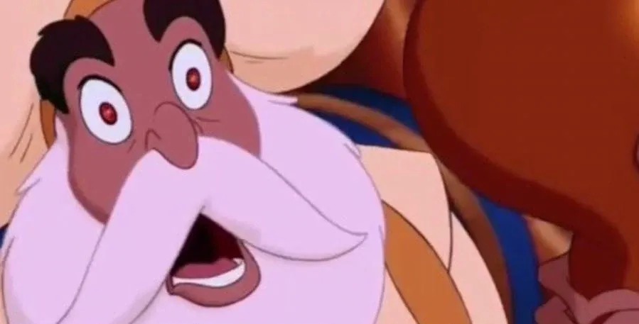 CRA 텍스트가 적힌 이미지, 공주에게 결혼을 명령하는 장면