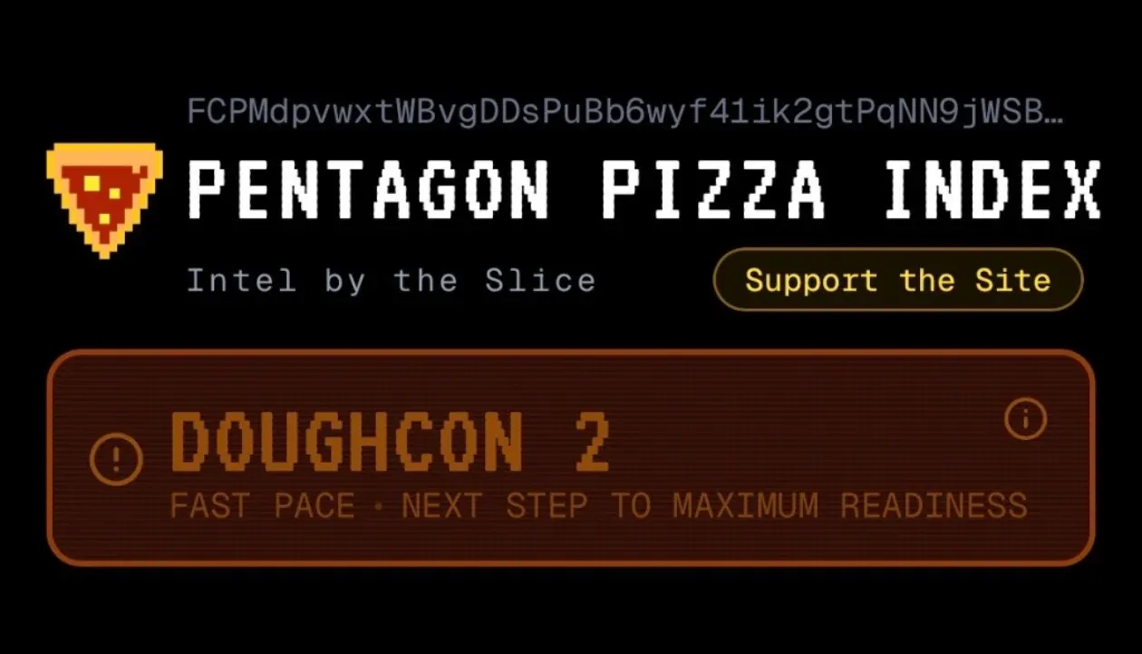 펜타곤 피자 인덱스 - 미국 지상전 확정 관련 정보 인포그래픽