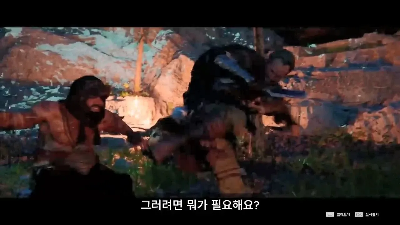 붉은사막 주인공의 팔씨름 장면에 대한 질문 댓글 "그러려면 뭐가 필요해요?"