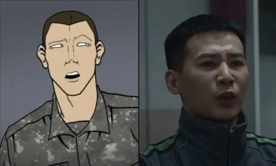 한국 만화 원작 드라마의 캐스팅 비교 이미지