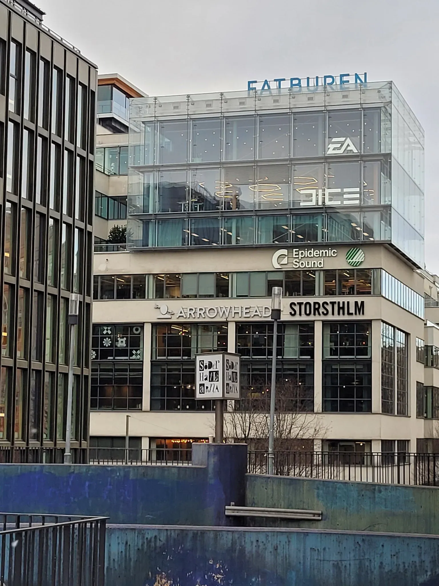 스웨덴 게임회사 로고 모음: EA DICE, Epidemic Sound, Arrowhead 등