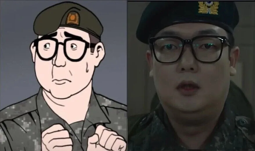 한국 만화 원작 드라마의 캐스팅 비교 이미지