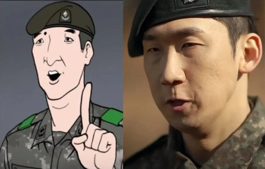 한국 만화 원작 드라마의 캐스팅 비교 이미지