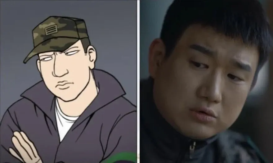 한국 만화 원작 드라마의 캐스팅 비교 이미지