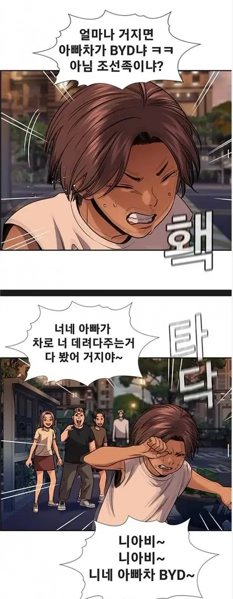 BYD 차량 구매한 아빠를 조롱하는 온라인 댓글 모음