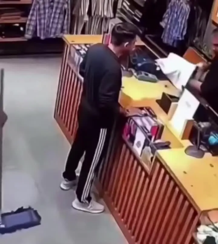 미국 도로 위 예상치 못한 상황을 담은 영상 캡처