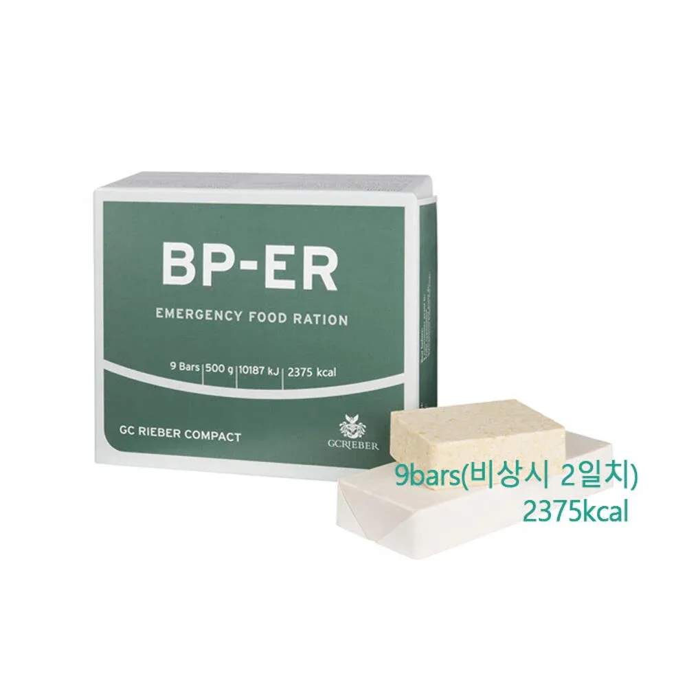 BP-ER 비상식량 9바 500g 2375kcal 패키지 전면