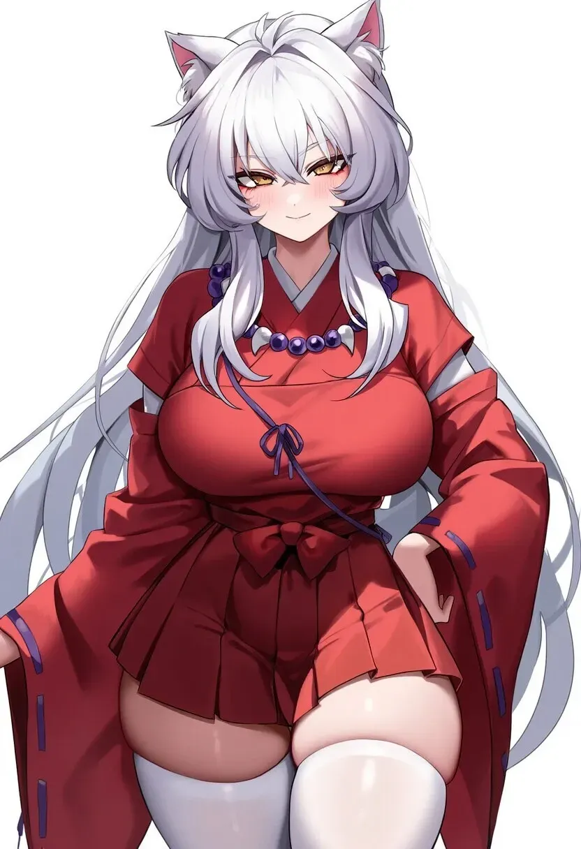 셋쇼마루가 이누야샤에게 철쇄아를 내놓으라고 하는 장면