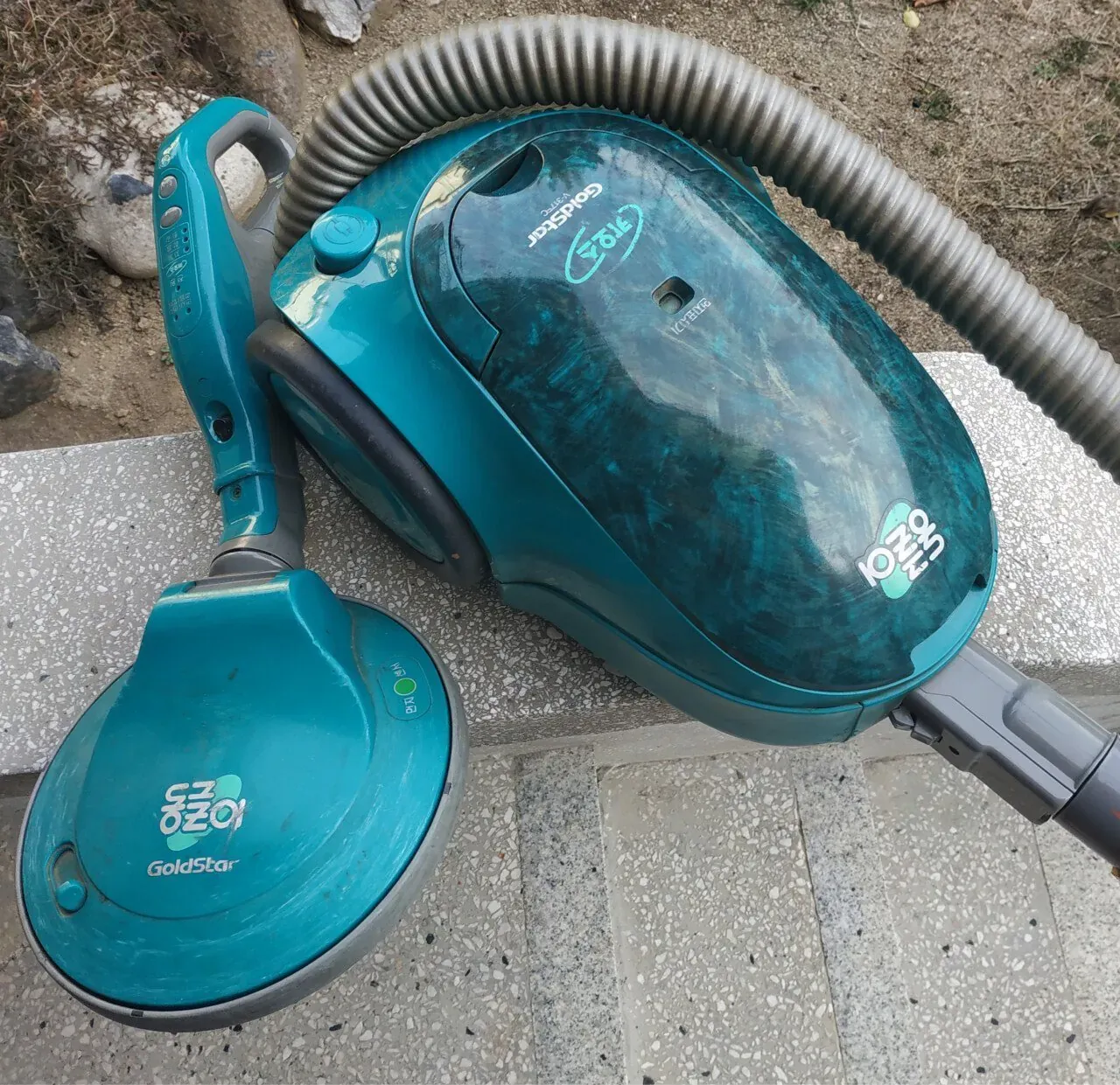 골드스타 싸이킹 오존 세제 패키지, 90년대 특유의 형광 색감