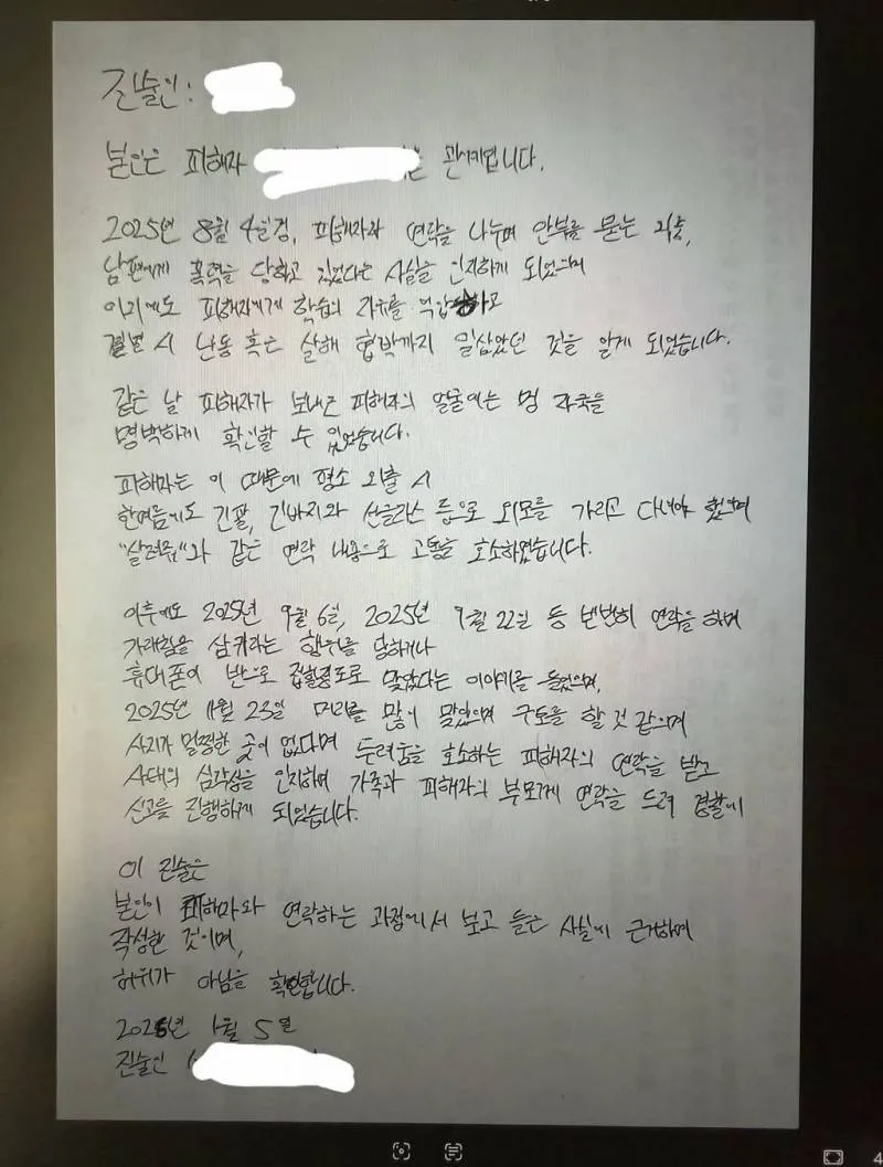 여자 아이돌 친오빠 가정폭력 사건 관련 뉴스 스크린샷