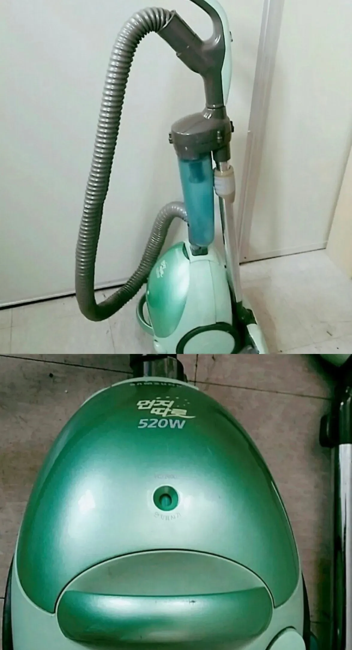 삼성 완전따로 520W 세탁기, 90년대 대표 컬러 디자인