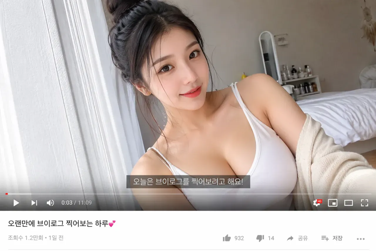 브이로그 촬영 계획 온라인 댓글 스크린샷