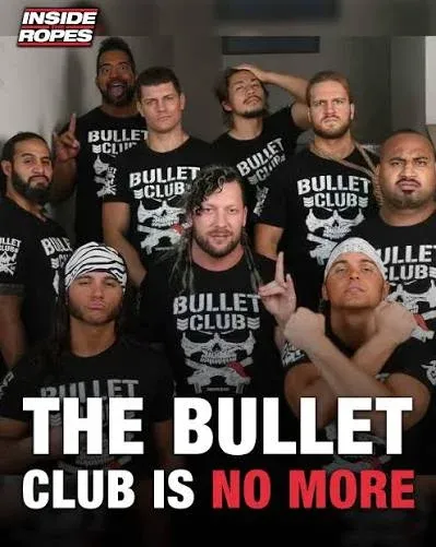 The Bullet Club is no more - 프로레슬링 은퇴 시대 선언