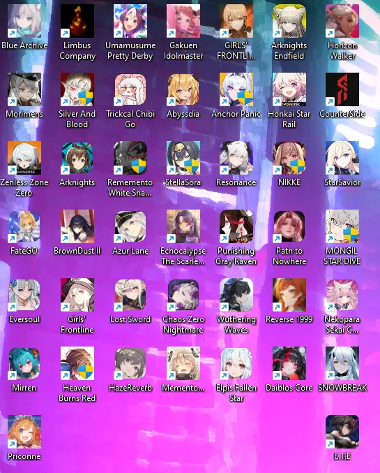 44개 모바일 게임 타이틀 목록 이미지