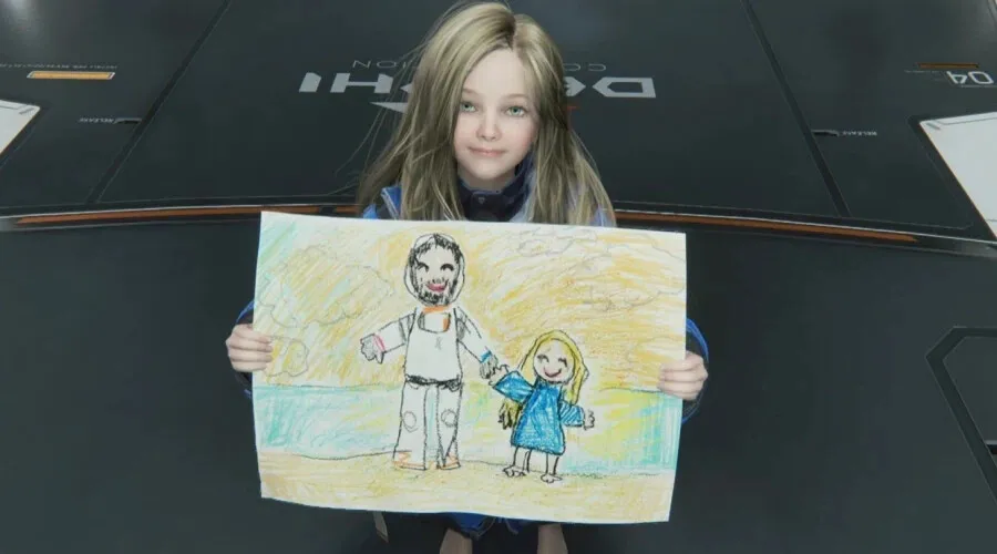 AI 로봇과 아이의 그림 그리기 실력을 비교하는 이미지