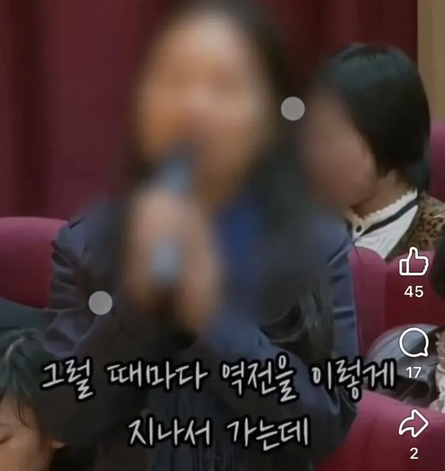 법륜스님이 노숙자 엄마에게 조언하는 장면