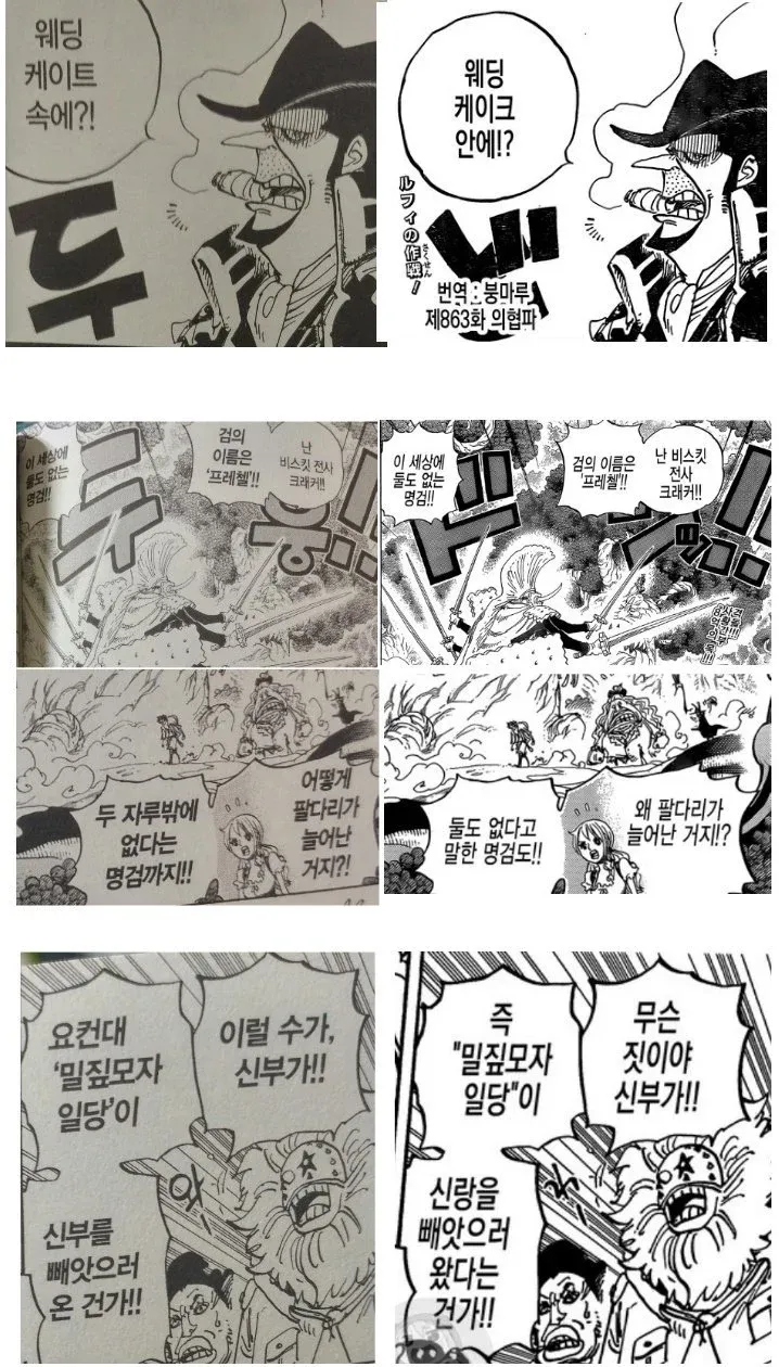 정발충이 불법 번역을 보는 이유를 웨딩 케이크로 표현한 밈